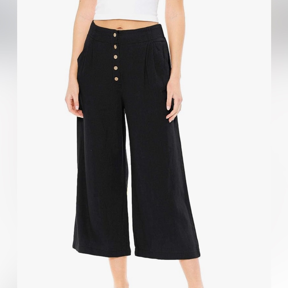 Blue Rain Black Pants